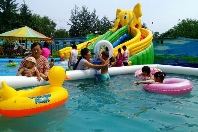泾川儿童充气游泳池